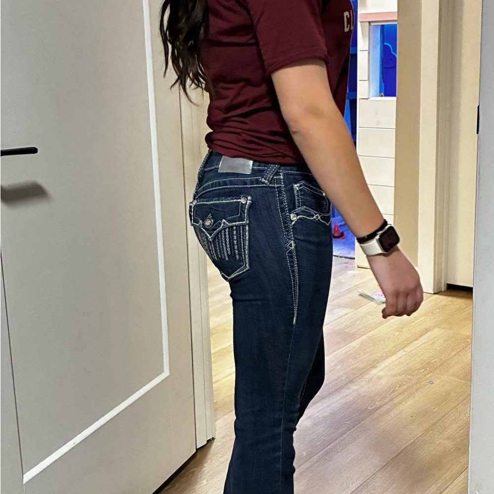 Ariat Dark Blue Skinny Jeans with Contrast Stitching
